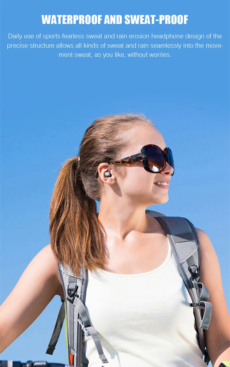 Tws F9 Wireless Esports Earphones, 5.1 Bluetooth Sports Music Earphones, Suitable For Xiaomi, Samsung, Huawei, Iphone, Oppo Beauty World Shop