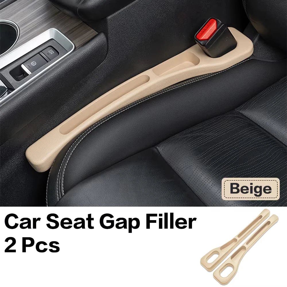 2PCS Car Seat Gap Filler Between Seats Console Organizer Seat Crevice Storage Box Bag Decoration Interior Auto Accessories Beauty World Shop