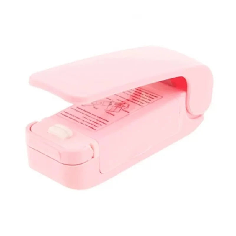Mini Sealing Machine USB Rechargable Heat Sealer Storage Bag Plastic Package Food Sealer Clip Bag Handheld Food Heat Sealer Beauty World Shop