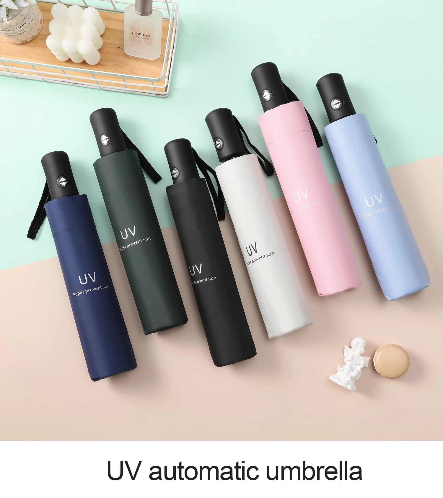 Windproof Double Layer Fully Automatic Resistant Umbrella Beauty World Shop