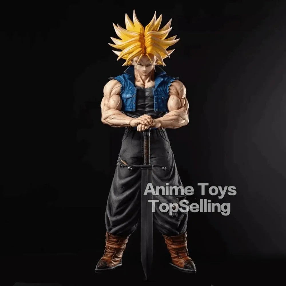 25cm/9.84in Anime Dragon Ball Z Figure Trunks Action Figures Pvc Statue Collection Model Toys for Children Gifts Beauty World Shop