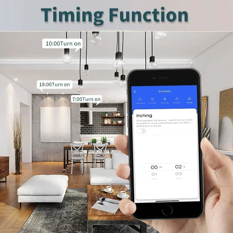 Tuya Smart WiFi Switch For Lighting RF 433MHz Wireless Switch Smart Life APP Voice Control Work With Alice Alexa Google Home Beauty World Shop