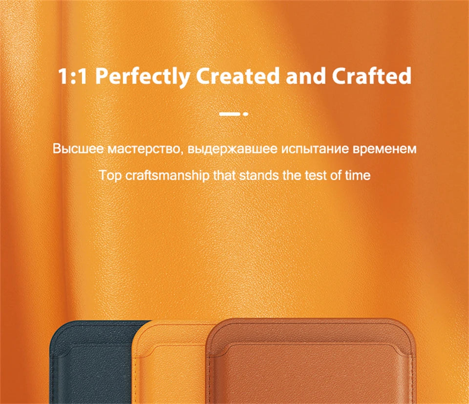 For Magsafe Leather Magnetic Wallet Case For iPhone 14 12 15 13 Pro Max Magnetic Card Bag Cover Samsung S23 S22 Ultra Accessory Beauty World Shop