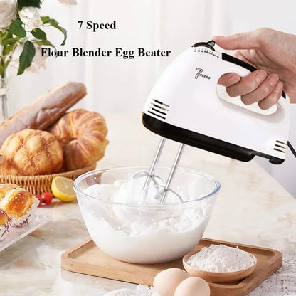 Handheld Electric Egg Beater Multifunctional Kitchen Mixer for White Cream Dough Automatic Home Cooking Egg White Beater Beauty World Shop