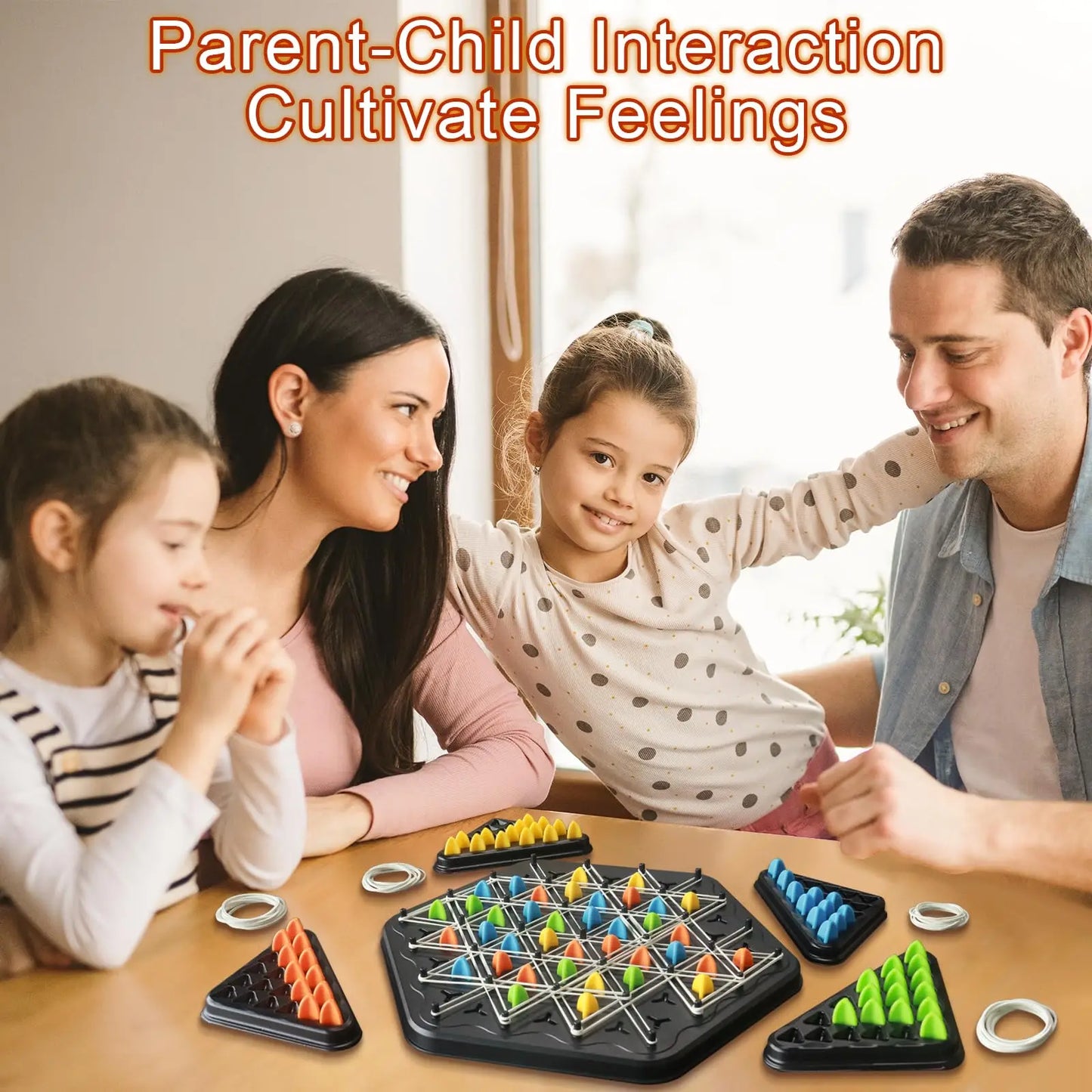 STEM Puzzle Toys for 3 Year Old Kids & Up, Triggle Game - Family Strategy Board Game (2 Players) Beauty World Shop