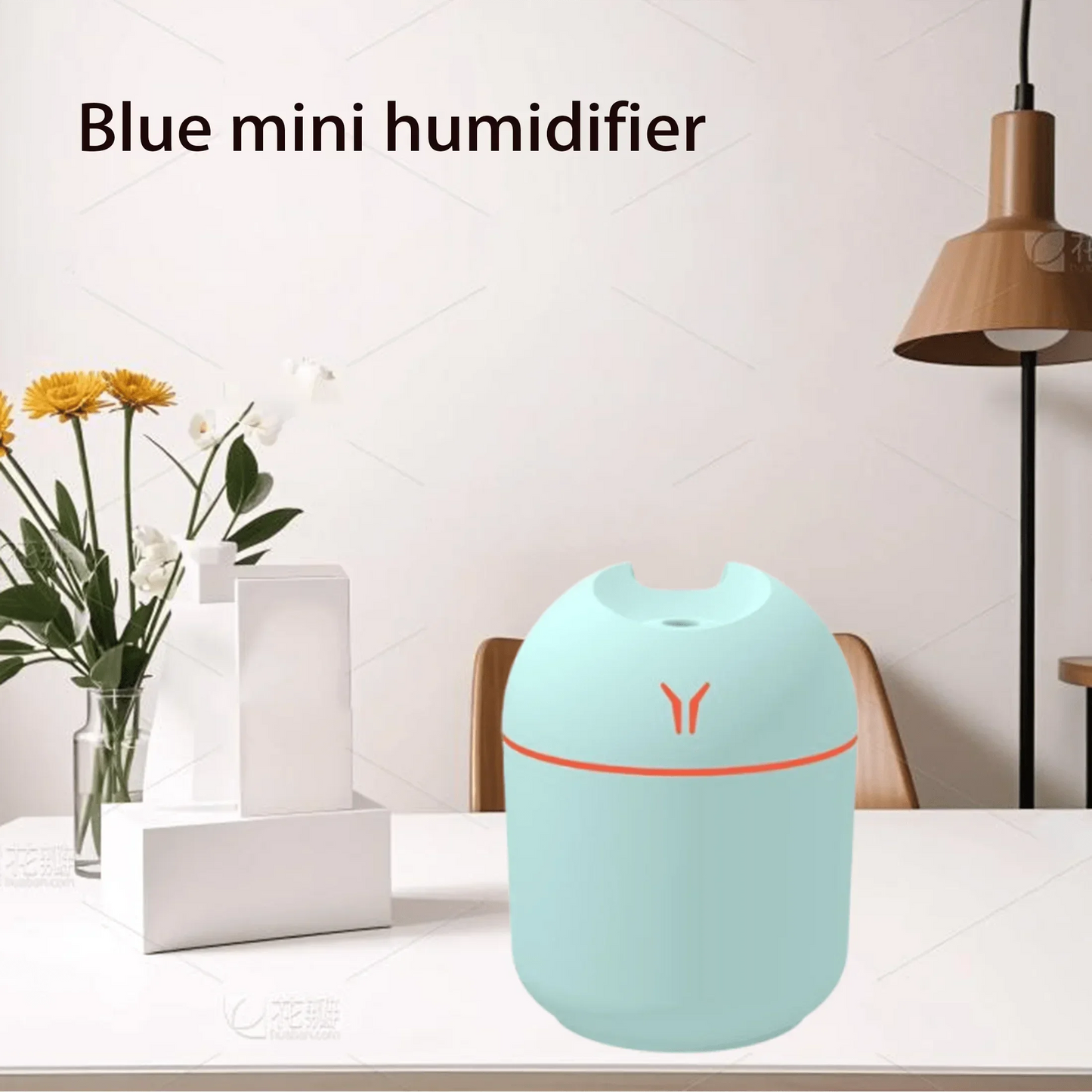 1pc  Compact USB Aroma Diffuser & Humidifier withLED Night Light - Pink & Mint Green, Essential Oil Atomizer for Homeand Car Use Beauty Fashion