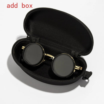 2025 Fashion New Unisex Handmade ND9 Level Sunglasses Stepless Rotating Filter Retro Polarized Sunglass Cycling Sports Glassees Beauty World Shop