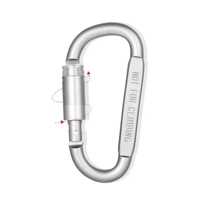 4-6PCS Carabiner Set For Key Camping Survival EDC Outdoor Keychain Clip  Alloy Aluminum Tactical Caribiner Hook Karabiners Beauty World Shop