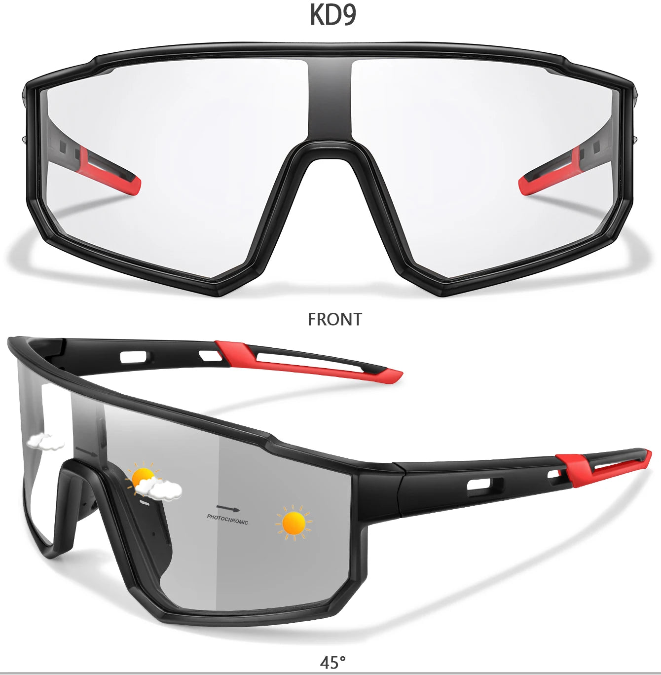 Fashion Brand Men Women Bicycle Photochromic Eyewear MTB Bike Fishing Running Cycling Sports Sunlasses Comfortable Goggles Beauty World Shop