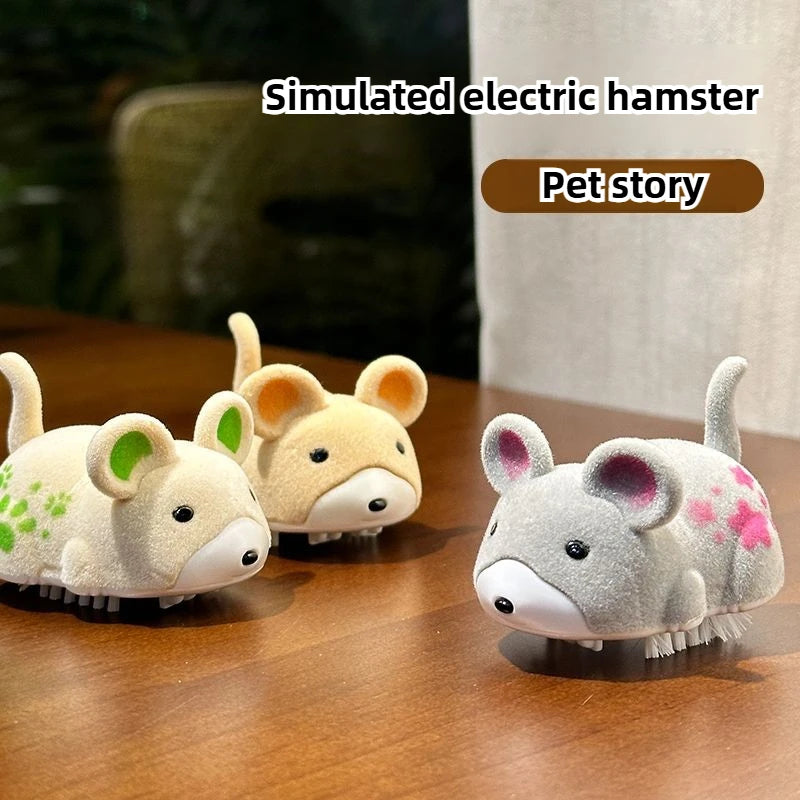 Cat Toys Intelligent Simulation Electric Hamster Cat Self Hi Soothing Tool Teasing Cute Hamster Appearance Attracts Pet Supplies Beauty World Shop