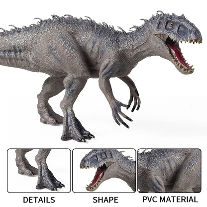 Oenux Dinosaurs World Brinquedo Savage Jurassic Indominus Rex Spinosaurus Triceratops Action Figures Collection Toy Kids Gift Beauty World Shop