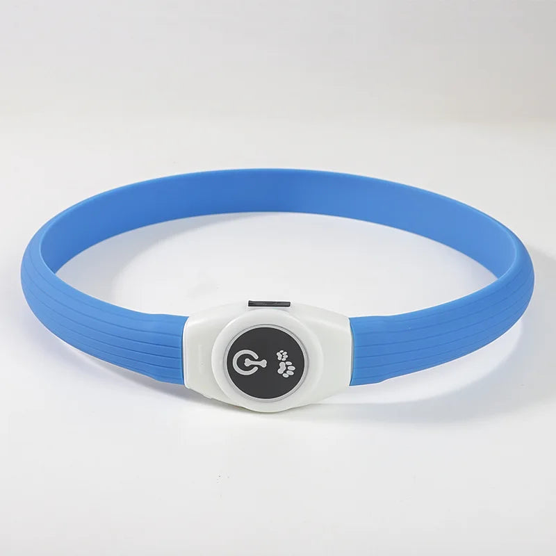 New Led Luminous Dog Collar PVC Waterproof , For Large Medium Small Dogs Collar Usb Light Night Safety Pet Glowing Accessories Beauty World Shop