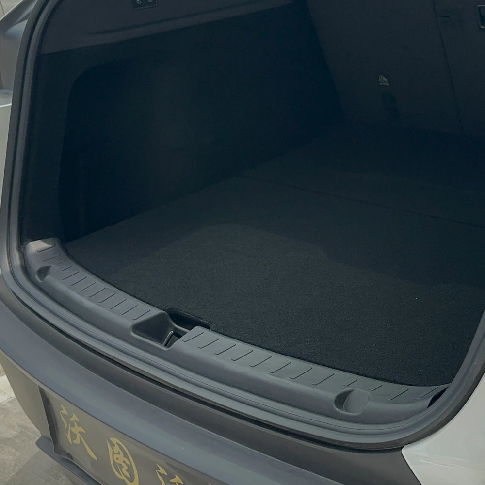 Rear Trunk Bumper Protector Guard For Tesla Model Y Juniper Launch Accessories 2025 2024 Trunk Threshold Sill Cover Mat Plate Beauty World Shop