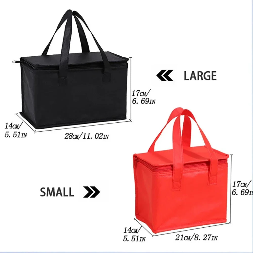 Portable Lunch Cooler Bag Folding Insulation Picnic Ice Pack Food Thermal Bag Drink Carrier Insulated Bags Beer Delivery Bag Beauty World Shop