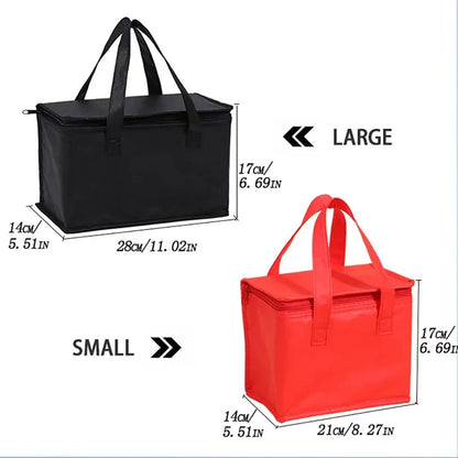 Portable Lunch Cooler Bag Folding Insulation Picnic Ice Pack Food Thermal Bag Drink Carrier Insulated Bags Beer Delivery Bag Beauty World Shop