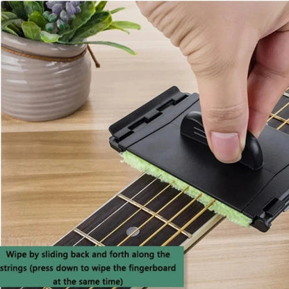 Miwayer Guitar String Cleaner Clean Fretboard Cloth Tool for Maintenance and Care of Violin, Bass, Ukulele, Electric Guitars Beauty World Shop