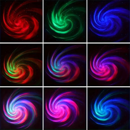 LED NightLights Galaxy Projector Remote Control 5V USB Rechargeable Starry Sky Lamp DMX Sound Active 7 Modes for Kids Room Decor Beauty World Shop