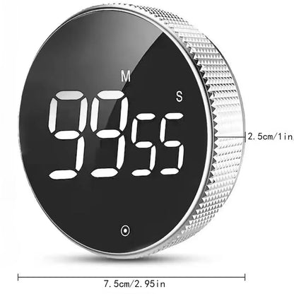Kitchen Timer Digital Countdown Magnetic Egg Timer for Cooking with Constant Light Function for classrooms Quiet for Kids Adults Beauty World Shop