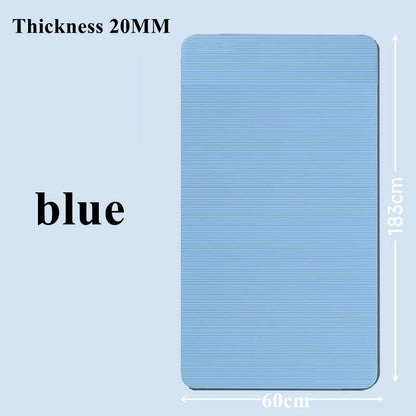 20MM 183×60cmThick Yoga Mats Anti-slip Sport Fitness Mat Blanket for Exercise Yoga and Pilates Gymnastics Mat Fitness Equipment Beauty World Shop