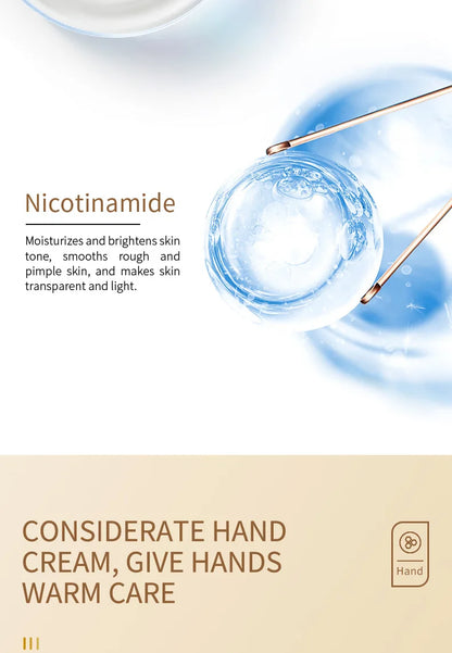 5Pcs/set Fruit Plant Fragrance Hand Cream Sets Moisturizing Repair Anti Dry Hand Lotion Sets Hands Skin Care Products Beauty Trend Shop