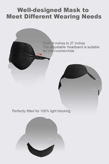 USB Heated Eye Mask Reusable USB Silk Steaming Eye Mask Eye Massager For Sleeping Eye Puffiness Anti Dark Circle Patch Eye Care Beauty World Shop