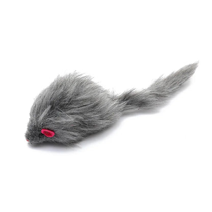 5PCS Plush Simulation Mouse Cat Toys Pet Teasing Interactive Toys Colorful Simulation Mouse Toys Cat Fun Toys Gifts Pet Supplies