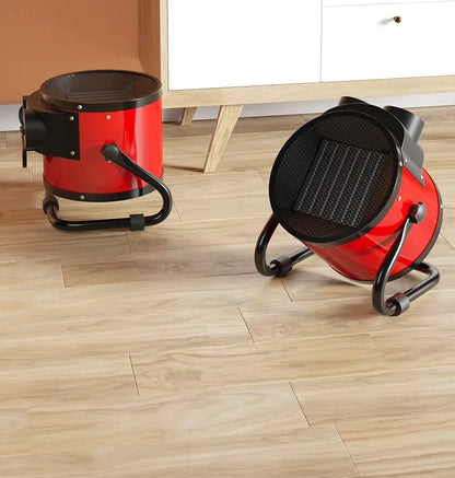 Portable 2000W Space Heater with Fan 2 Heat Settings Adjustable Thermostat Fan Mode Tip Over Overheat Protection for Indoor Beauty World Shop