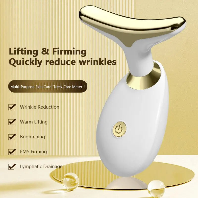 Face Neck Massager Household Lifting And Firming Facial Electric Introduction Lifting And Firming Beauty Massage Face Care Tools Beauty World Shop