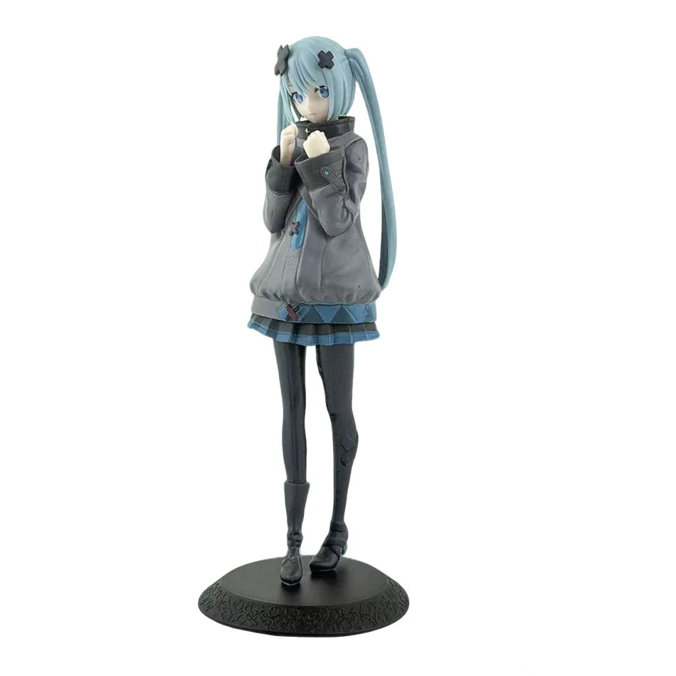 New 2026 Desktop Cute 8.07inch Hatsune Miku Kwaii Style Anime Figure Toys PVC Model Collector Doll Birthday Gift Beauty World Shop