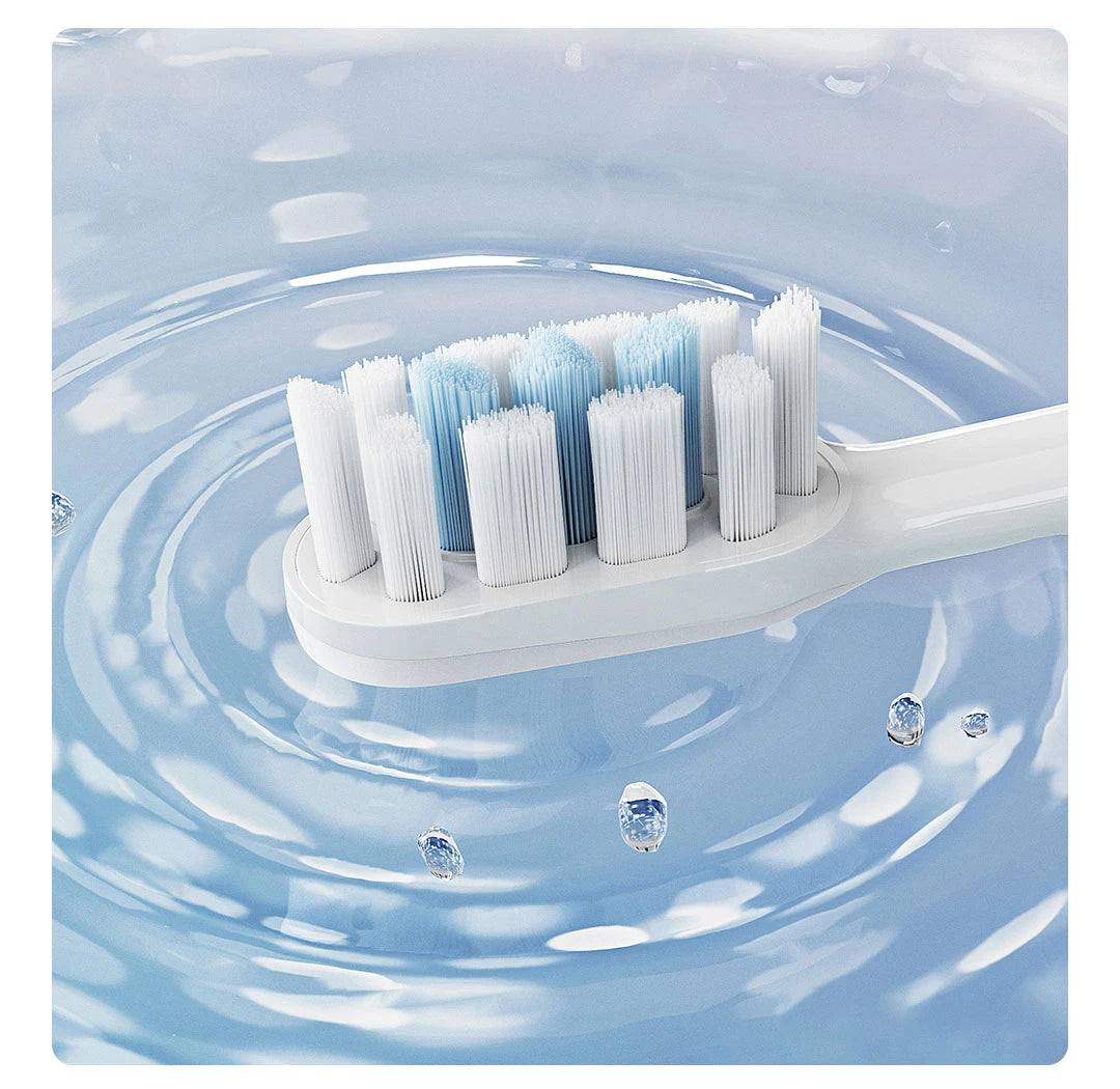 Mijia Sonic Electric Toothbrush T302 3colors 4 Brush Heads IPX8 Water Proof 360° Wireless Charging 4 Modes Cleaning Teeth Beauty World Shop