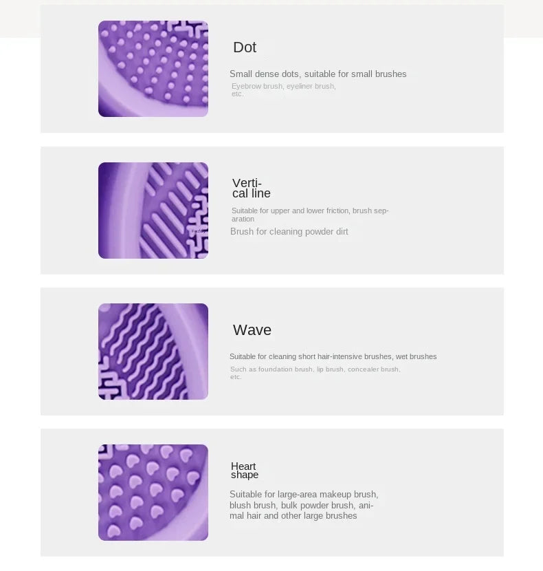 Silicone Makeup Brush Cleaner Folding Powder Puff Cleaning Bowl Eyeshadow Brushes Washing Soft Mat Beauty Tools Scrubber Box Beauty World Shop