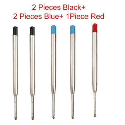 98mm1.0mm Ballpoint Pen Refills For Parker Pens Medium Point Blue Red Black Ink Rods For Writing Office Stationery Beauty World Shop