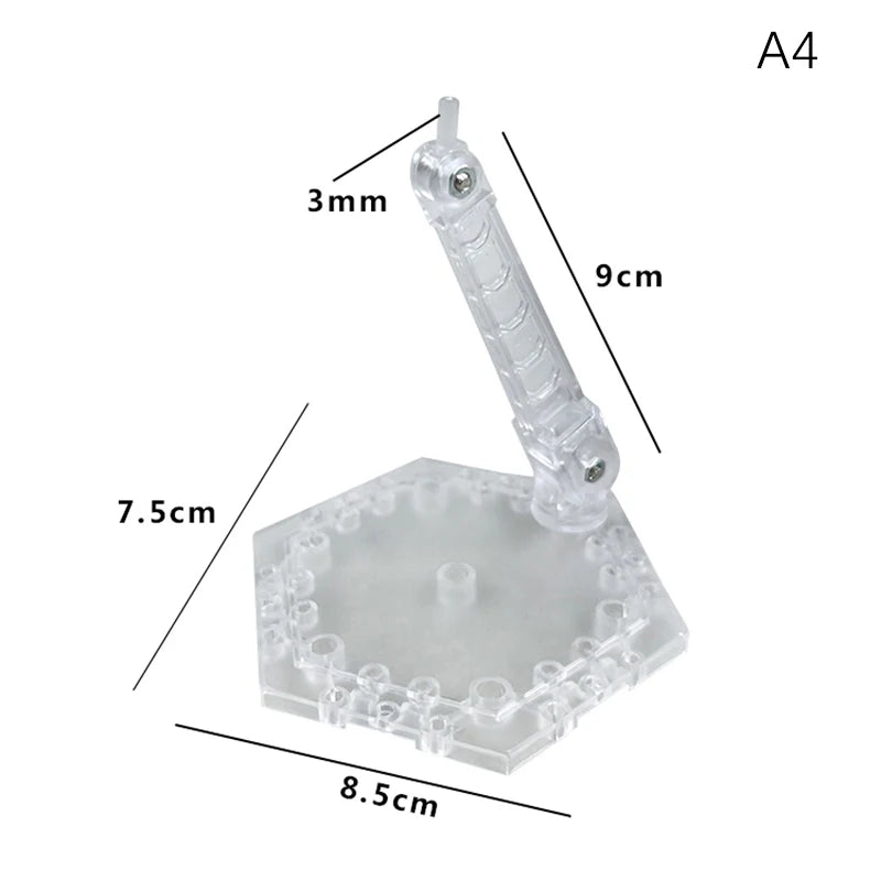 Innovative And Practical Handmade Doll DIY Holder Action Figure Model Base Display Stand Black Bracket For 1/144 HG RG Beauty World Shop