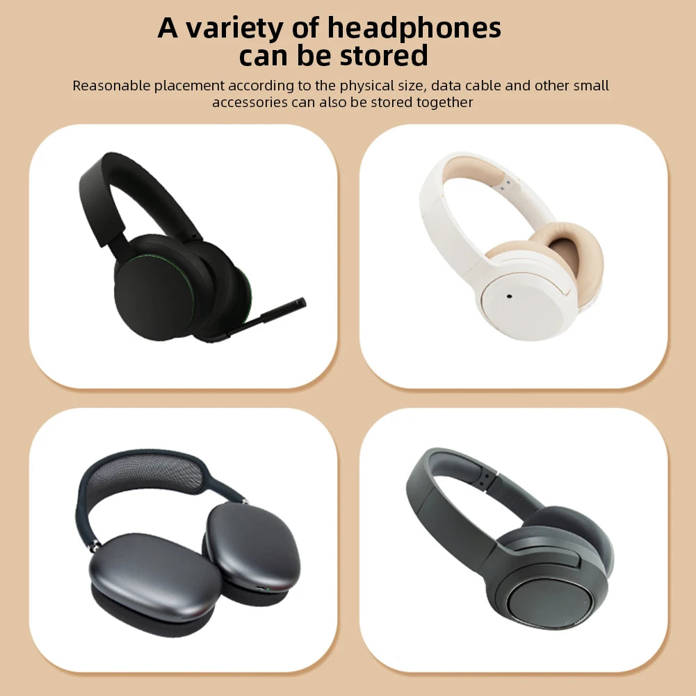For Sony WH-CH720N WH-CH520 Wireless Headphones Case Hard EVA Case Bluetooth Headphone Carrying Bag Pouch Storage Bag Cover