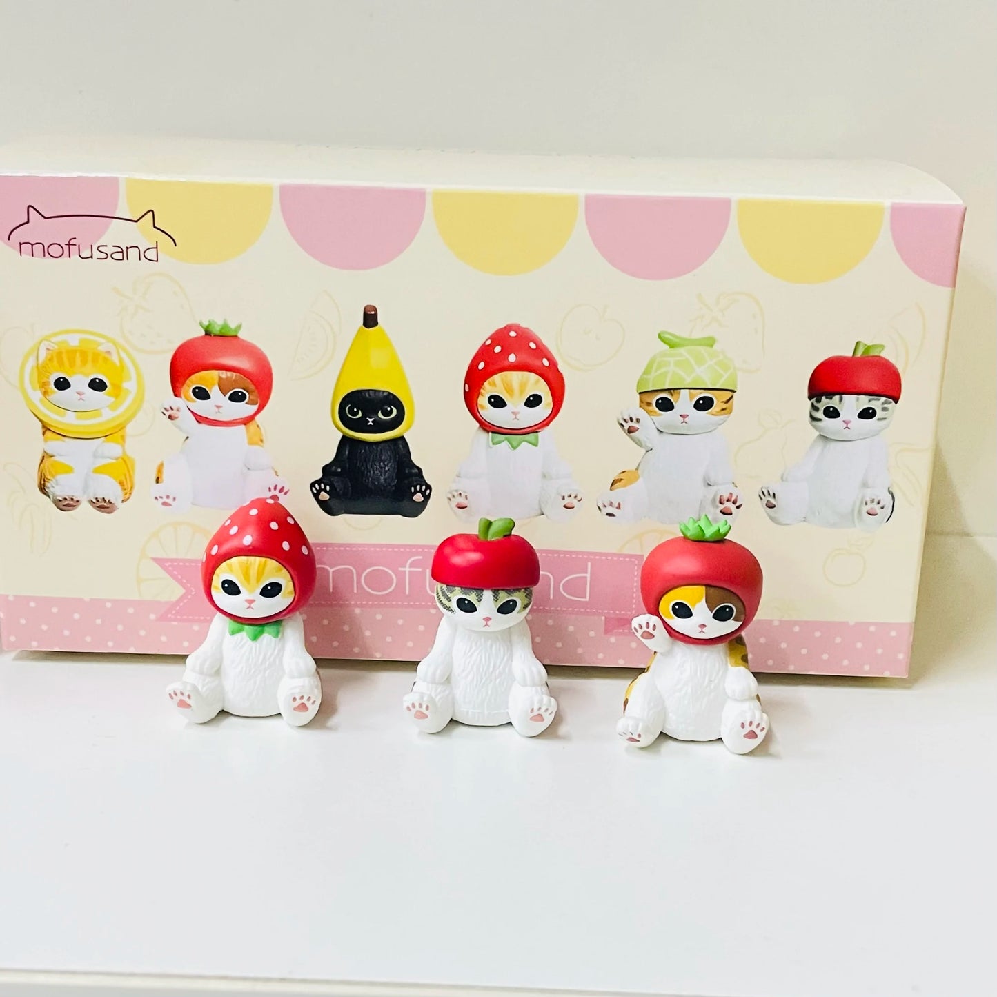 Mofusand Shark Cat Blind Box Series Toy Creative Desktop Cartoon Ornament Doll Collectibles Home Decoration Mystery Box Fun Gift Beauty World Shop