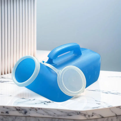 1200ml Urinals for Men Spill Proof Portable Urinal Plastic Urine Bottle with Lid for Car Elderly and Incontinence Beauty World Shop