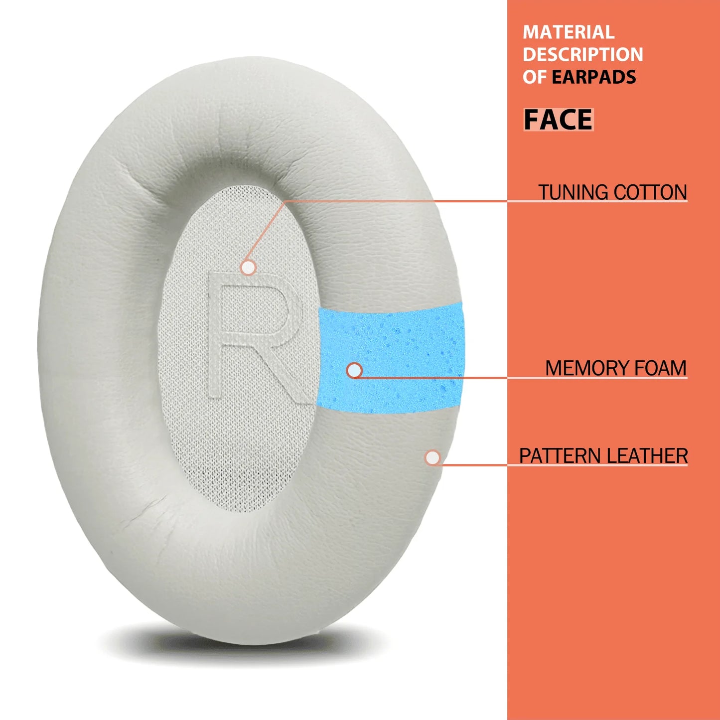 Nullmini Replacement Earpads for Bose QC35 QC35II QC45 Headphones Ear Pads Cushion Earmuffs Sleeve Headband