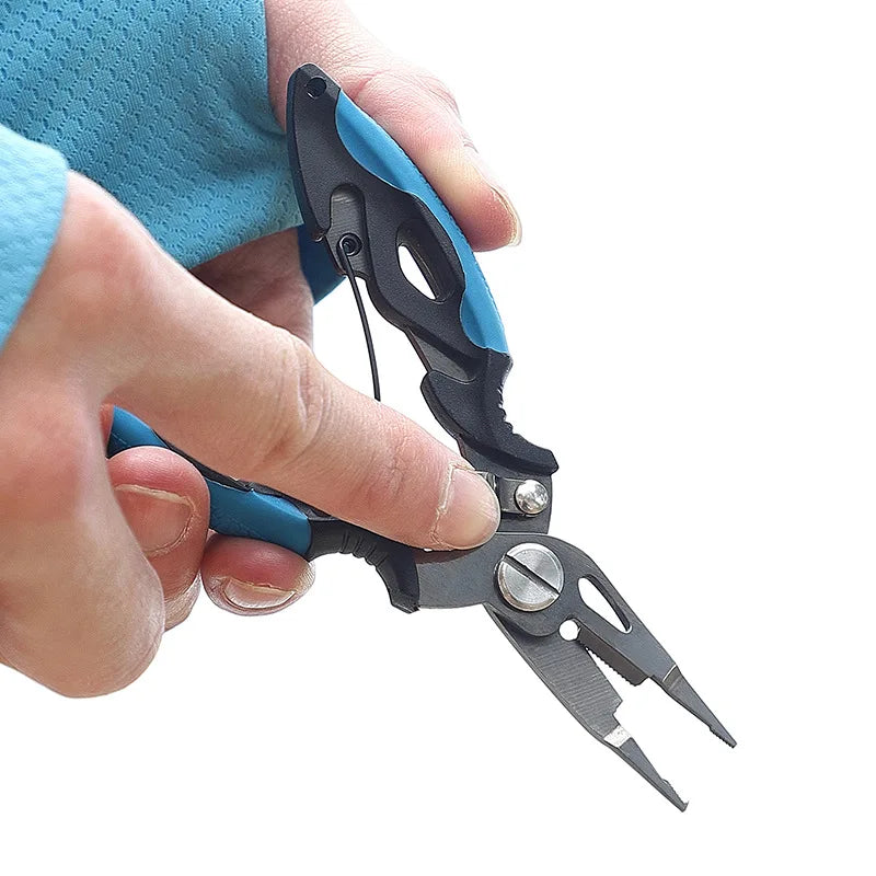 New Multifunctional Fishing Pliers Accessories 420 Stainless Steel Body Scissors Line Cutter Hooks Remover Outdoor Fishing Tools Beauty World Shop