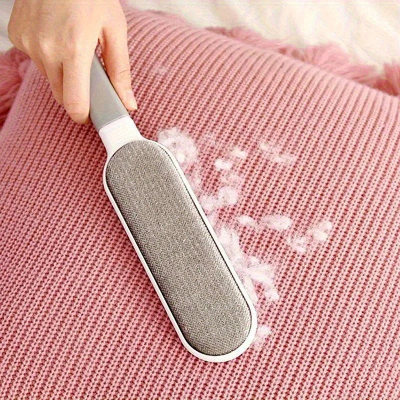 Double-Sided Pet Hair Remover, Manual Electrostatic Sticky Lint Brush, for Cat, Clothing, Sofa, Furniture,  Carpet Cleaning Beauty World Shop