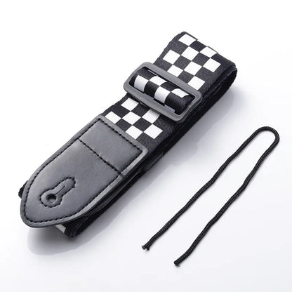 Fashion Retro Ethnic Style Guitar Strap Adjustable Leather Strap for Folk Guitar Electric Guitar Bass Ukulele Guitar Accessories Beauty World Shop