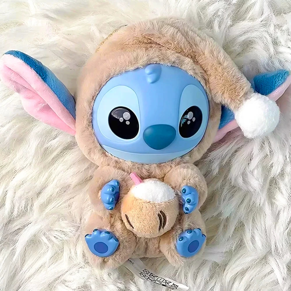 2025 HOT New Stitch Eat Some Thing Before Sleep Series Vinyl Blind Box Bag Pendant Cute Plush Doll Mystery Box Toy SurpriseGifts Beauty World Shop