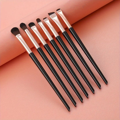 Ultra-Thin Eyebrow Brush Set -3Pcs Angled Precision Eyeliner MakeupBrushes, Synthetic Bristles Slanted Eyeshadow Eye Brow Tintin Beauty World Shop