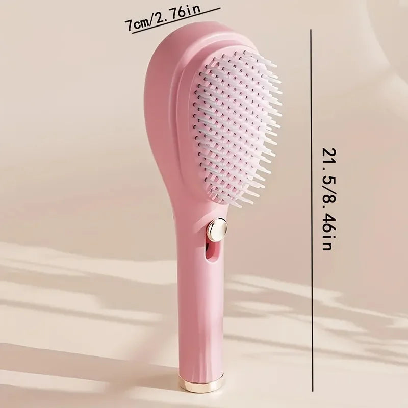 1pcs Magic Retractable Hair Comb-Anti-Static Scalp Massaging & Detangling Brush for All Hair Types Holiday Gift Box Beauty Tool Beauty World Shop
