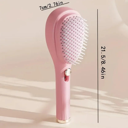 1pcs Magic Retractable Hair Comb-Anti-Static Scalp Massaging & Detangling Brush for All Hair Types Holiday Gift Box Beauty Tool Beauty World Shop