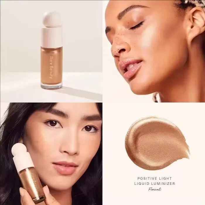 Rare Beauty Light Silky Touch Highlighter Soft Pinch Liquid Blusher Positive Light Lqiuid Luminizer Lasting Oil Control Makeup Beauty World Shop