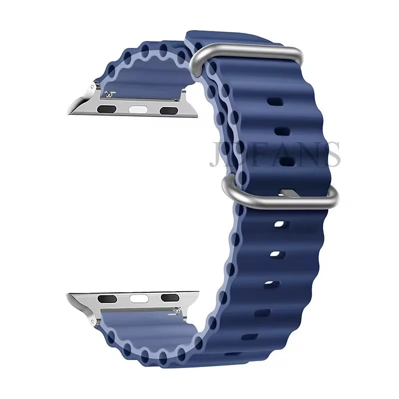 Strap For Apple watch ultra band 49mm 44mm 45mm 41mm 40mm 38mm 44 45 mm 1:1 Original Ocean belt iWatch series 9 10 8 7 se bands Beauty World Shop
