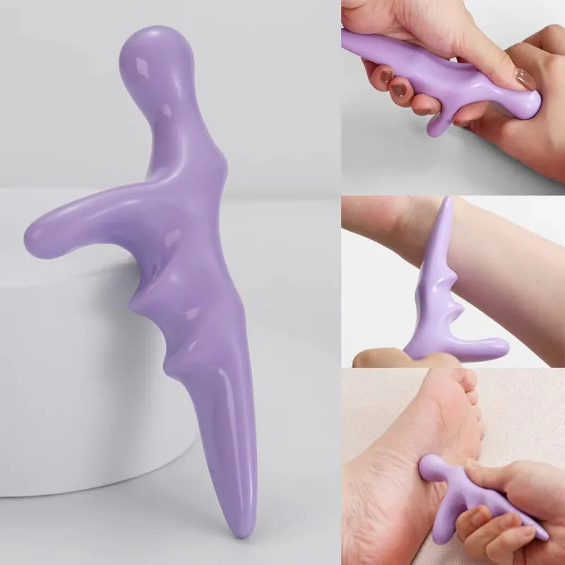 Acupressure Massager | Handheld Trigger Point Relief Tool | Manual Thumb Press for Whole Body Fatigue & Muscle Relaxation Beauty World Shop