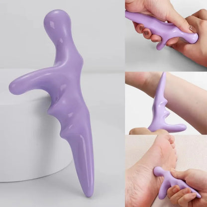 Acupressure Massager | Handheld Trigger Point Relief Tool | Manual Thumb Press for Whole Body Fatigue & Muscle Relaxation Beauty World Shop