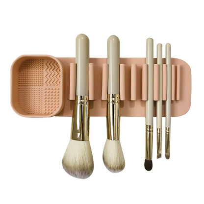 1PCS Silicone Washing Bowl Makeup Brush Cleaning Box Make-up Egg Drying Tool Set Powder Puff Washer Sponge Storage Artifact