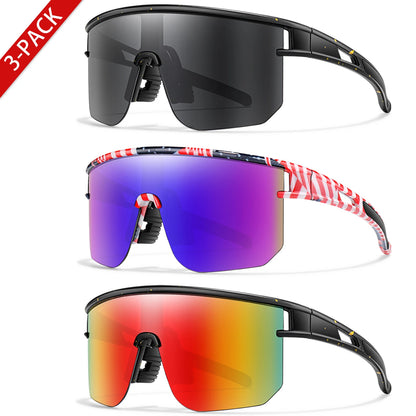 3-8 Years Old Brand Kids Cycling Sunglasses Boys Girls Outdoor Baseball Bike Bicycle Sport Eyewear Youth Gift UV400 Beauty World Shop